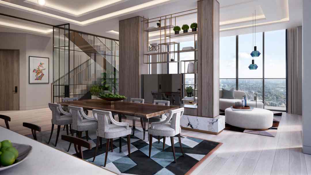 Các căn hộ Penthouse đều mang sắc thái sang - xịn - tinh tế